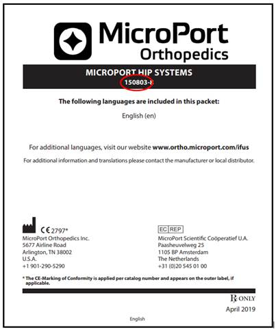 IFU Viewer | MicroPort Orthopedics