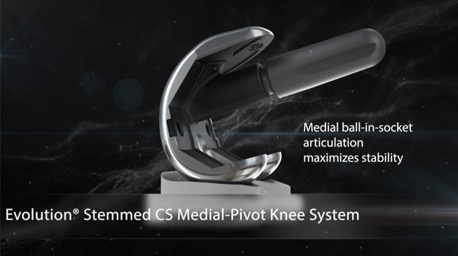 Evolution Stemmed CS Knee Animation